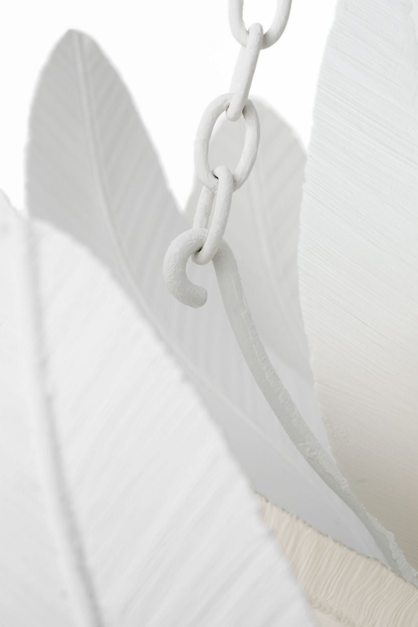Sinclair 26" Sculpted Chandelier | Plaster White