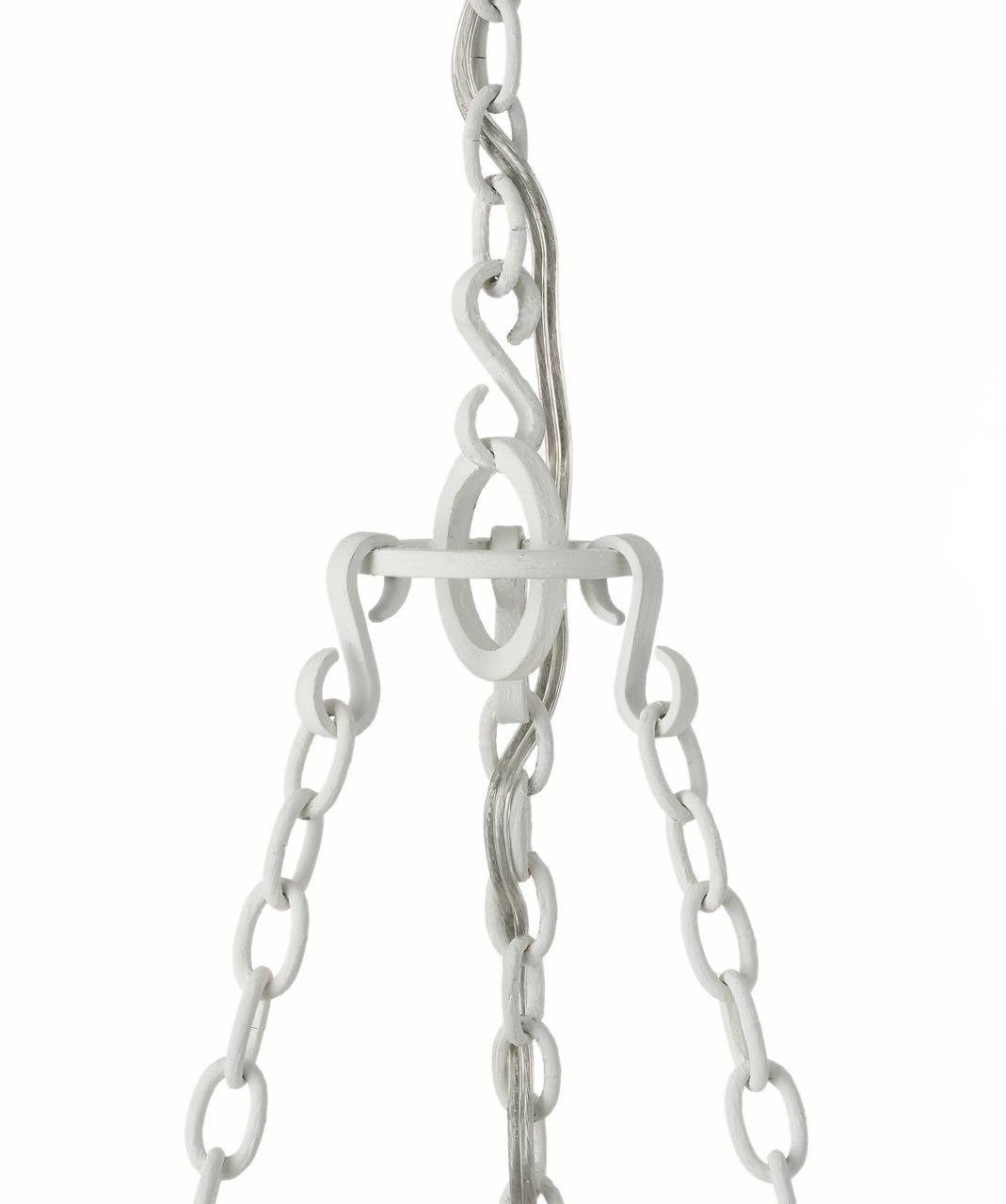 Sinclair 26" Sculpted Chandelier | Plaster White