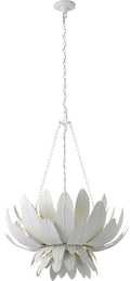 Sinclair 26" Sculpted Chandelier | Plaster White