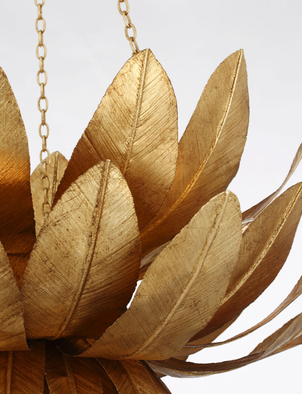 Sinclair 34" Sculpted Chandelier | French Gild