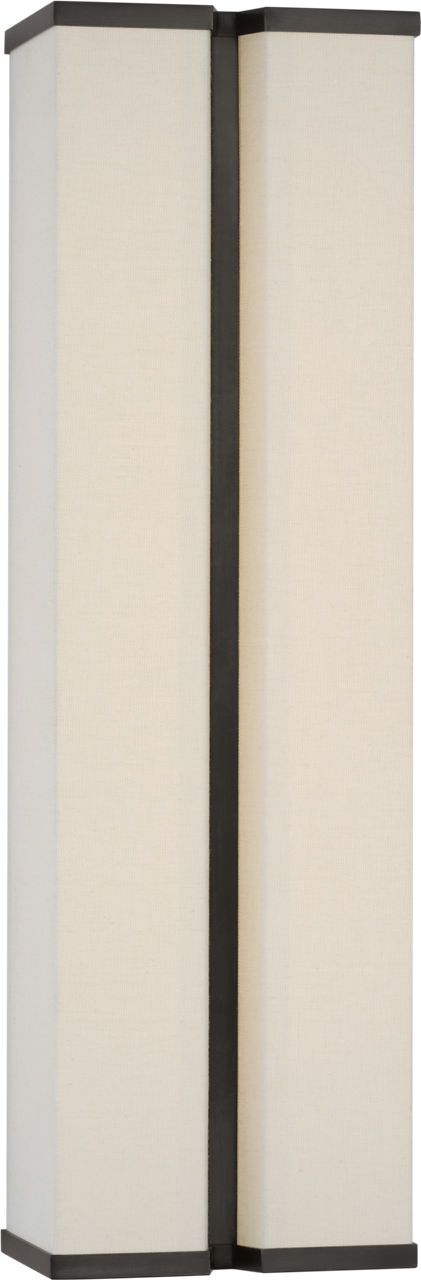 Vernet 18" Sconce | Bronze and Linen