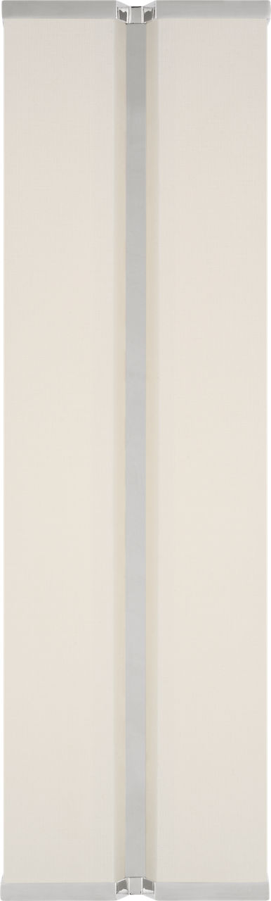 Vernet 18" Sconce | Polished Nickel and Linen