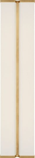 Vernet 24" Sconce | Hand-Rubbed Antique Brass and Linen