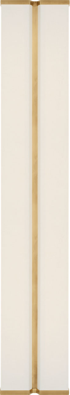 Vernet 30" Sconce | Hand-Rubbed Antique Brass and Linen