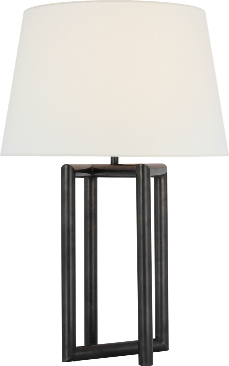 Concorde Large Table Lamp | Bronze | Linen Shade