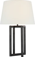 Concorde Large Table Lamp | Bronze | Linen Shade