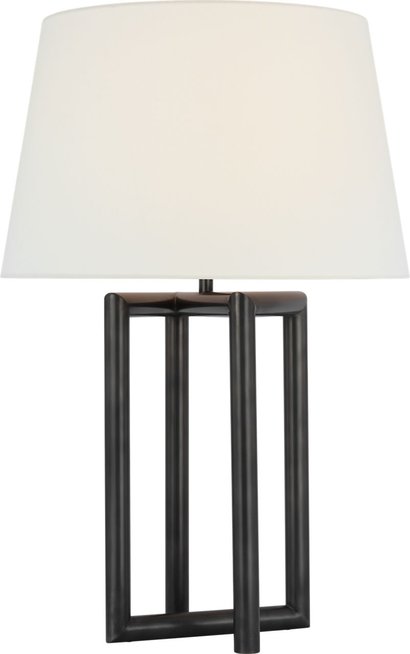 Concorde Large Table Lamp | Bronze | Linen Shade