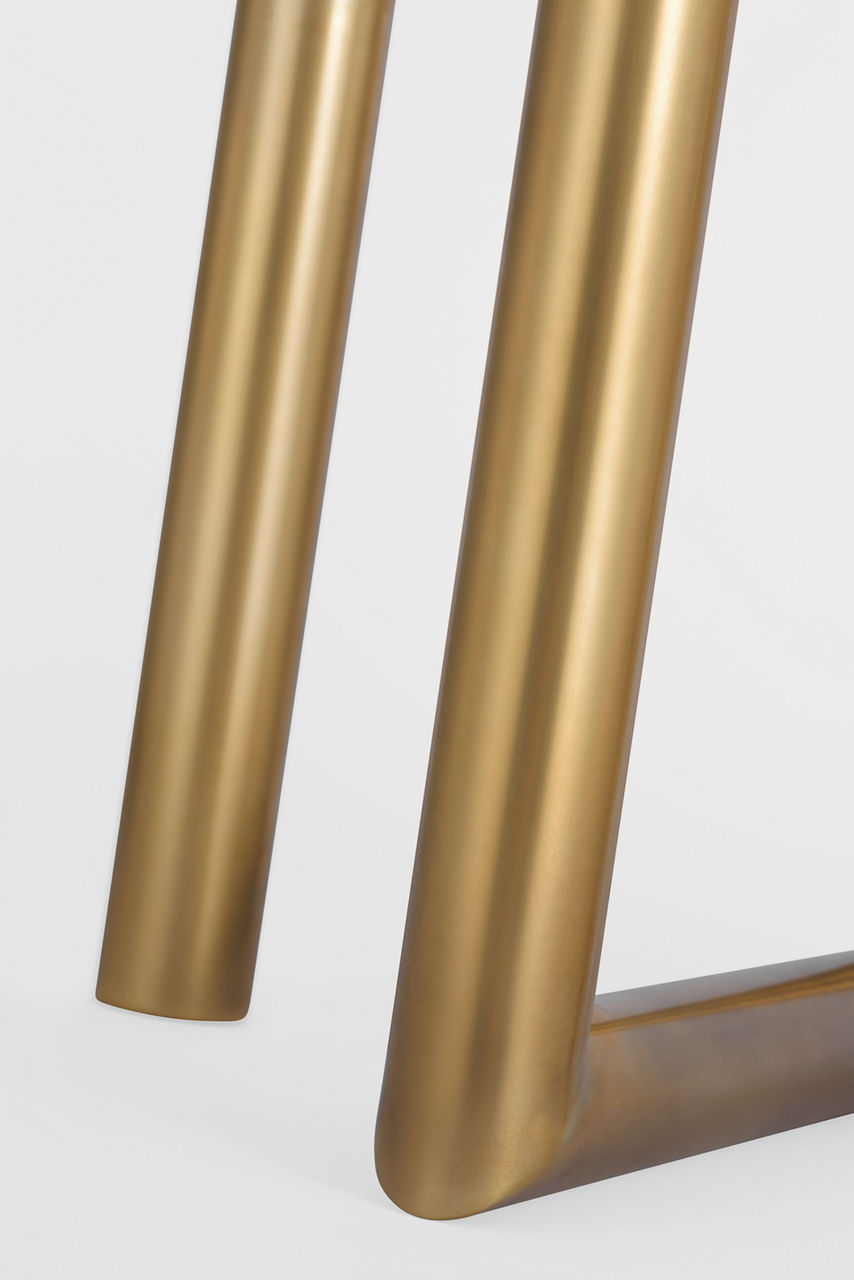 Concorde Large Table Lamp | Hand-Rubbed Antique Brass | Linen Shade