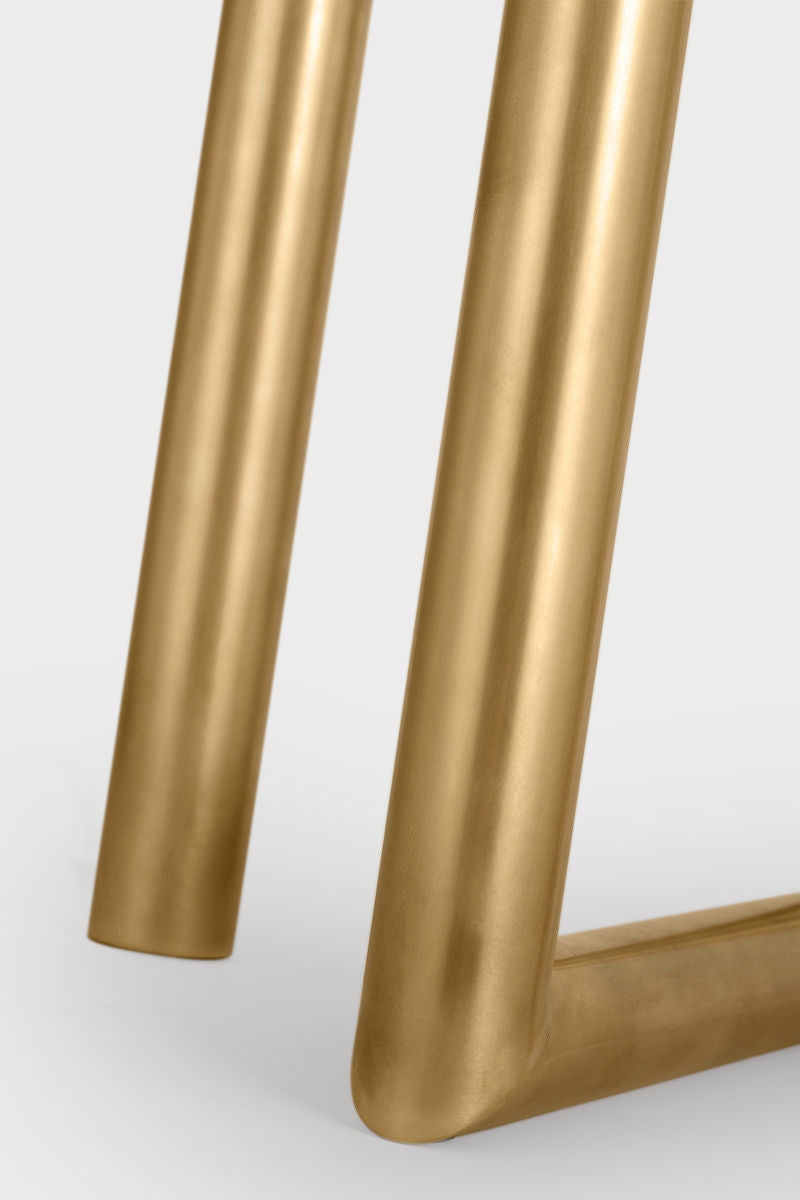 Concorde Large Table Lamp | Hand-Rubbed Antique Brass | Linen Shade