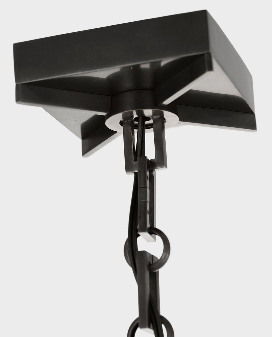 Palais 15" Lantern | Bronze | Clear Glass