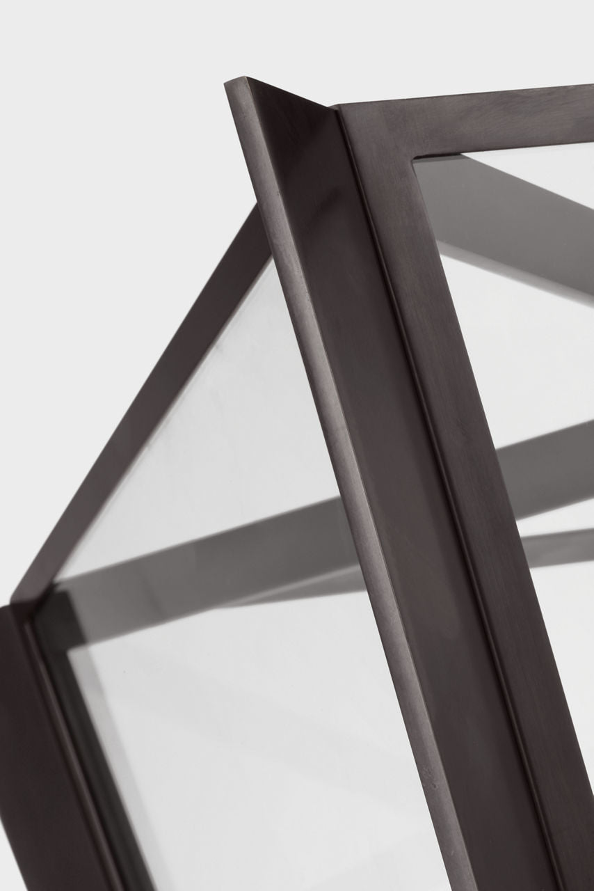 Palais 20" Lantern | Bronze | Clear Glass