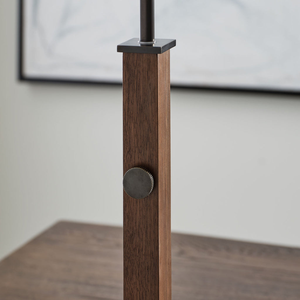 Copse Medium Pharmacy Desk Lamp | Bronze and Dark Walnut