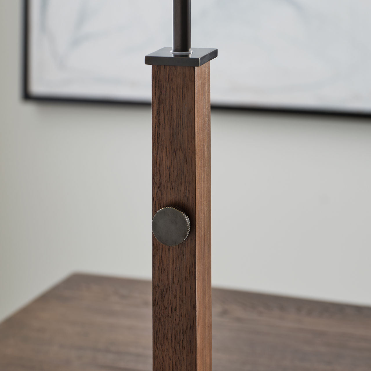 Copse Medium Pharmacy Desk Lamp | Bronze and Dark Walnut