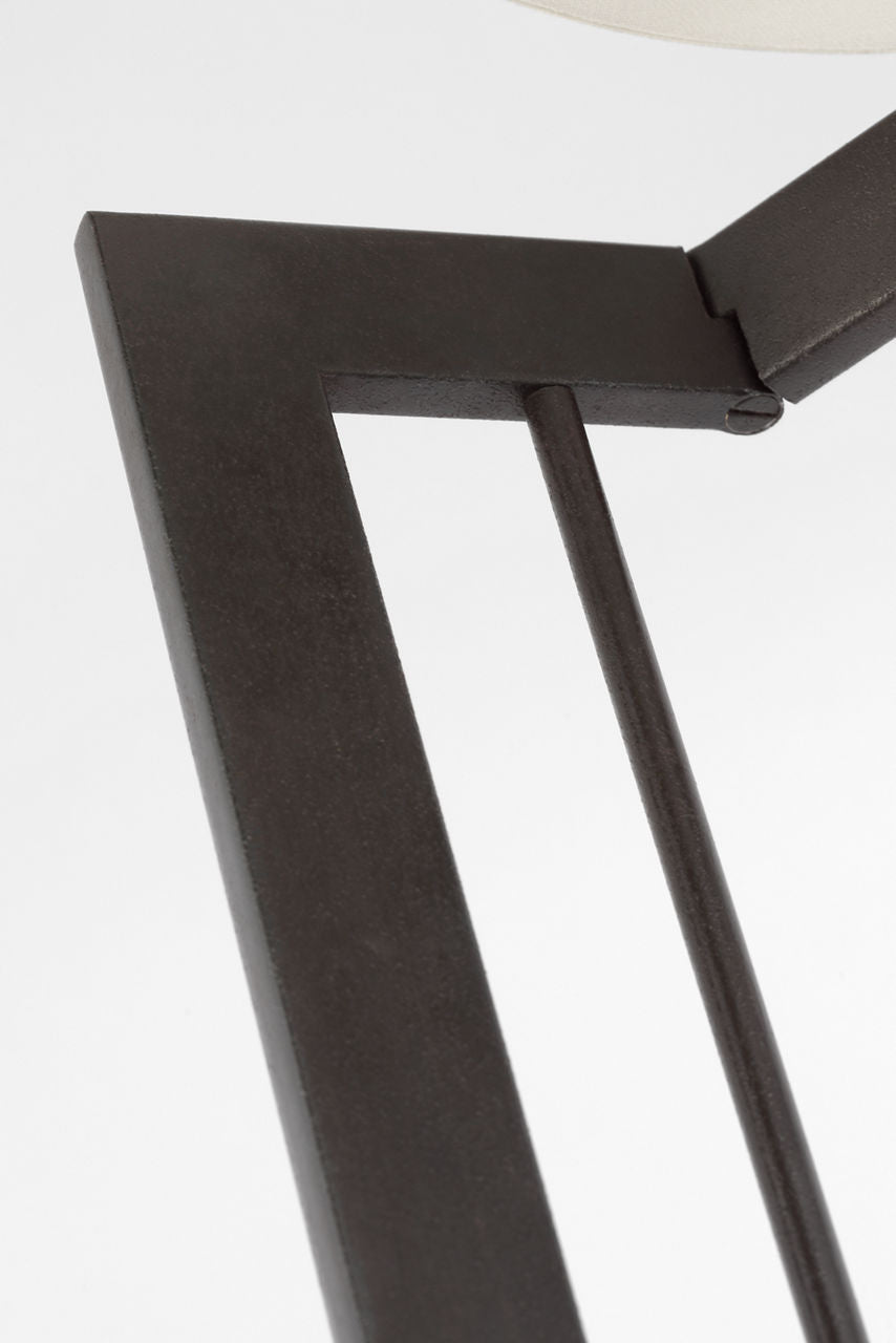 Amell 55" Articulating Floor Lamp | Warm Iron | Linen Shade