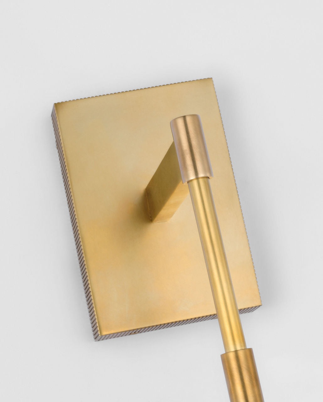 Elias 23" Sconce | Antique-Burnished Brass | White Glass