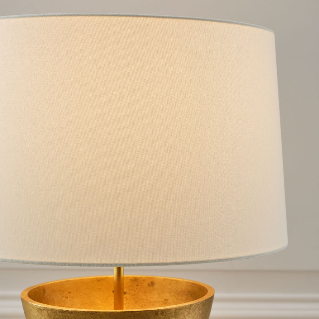 Eadan 26" Table Lamp | Museum Brass | Linen Shade