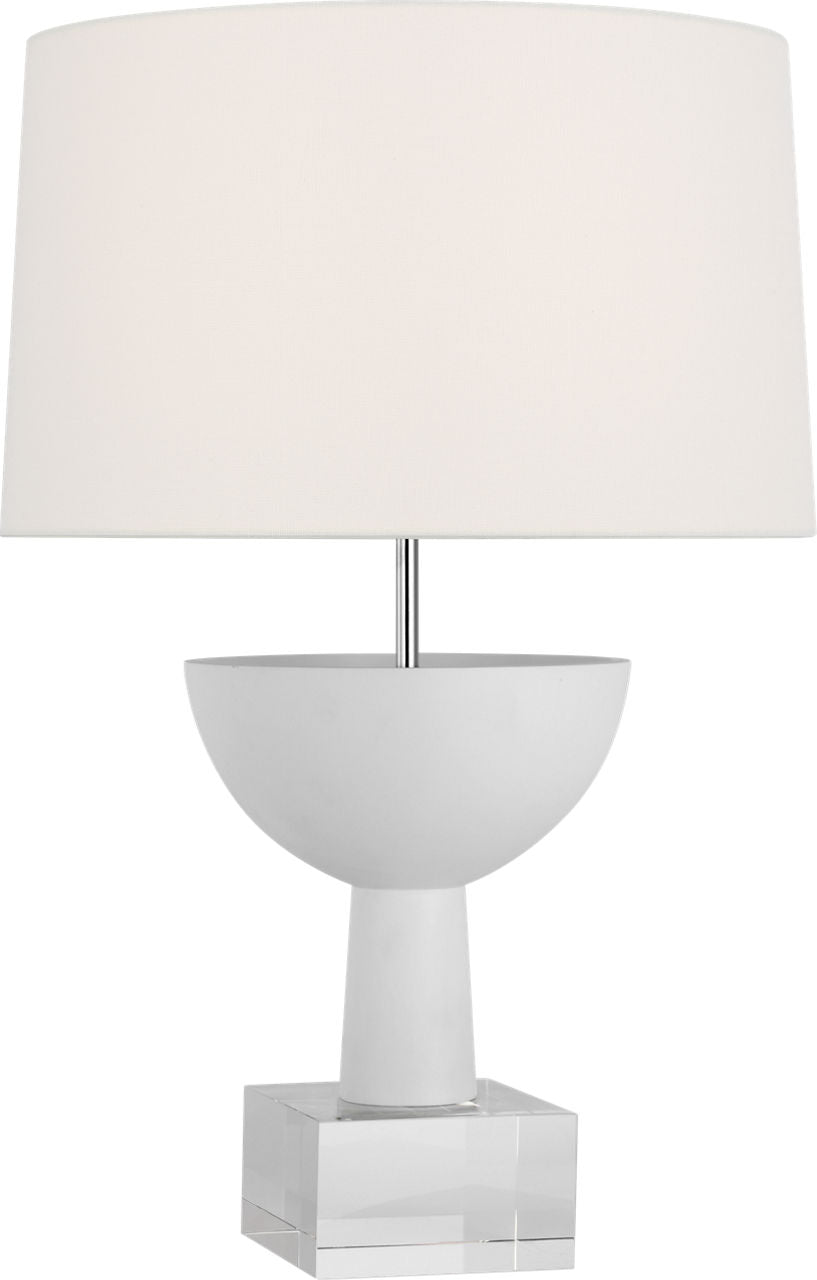 Eadan 26" Table Lamp | Plaster White | Linen Shade