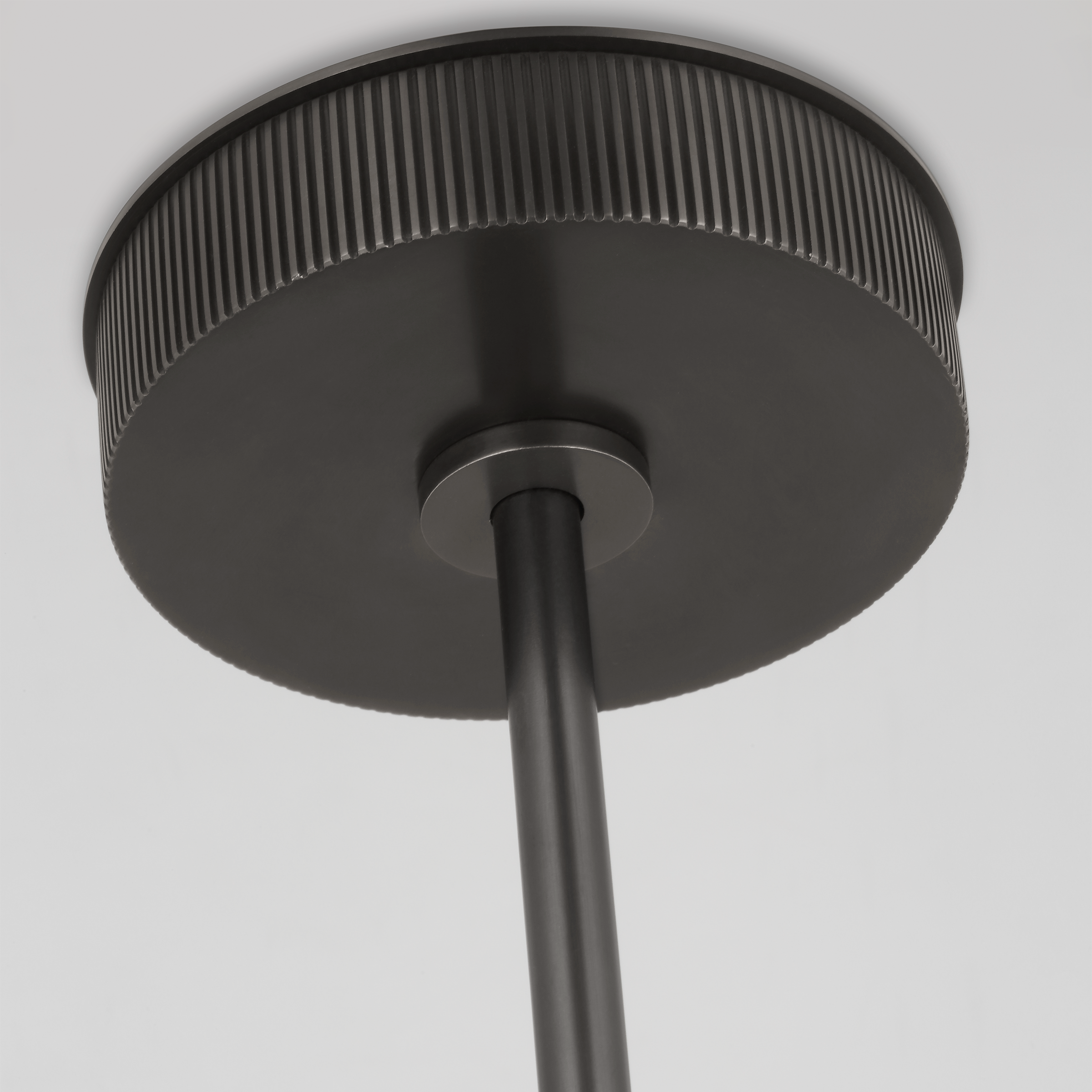 Elias 20" Pendant | Bronze | White Glass