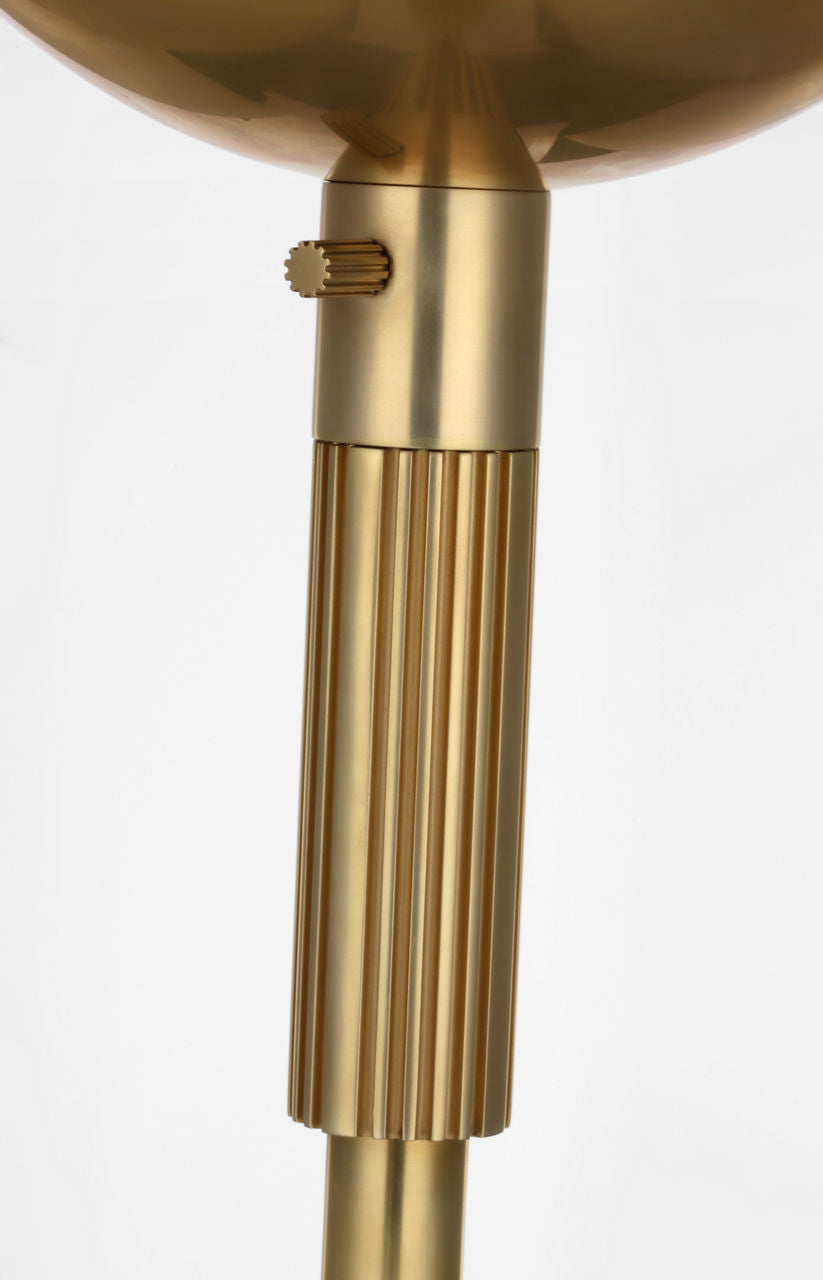 Langton 70" Torchiere Floor Lamp | Natural Brass