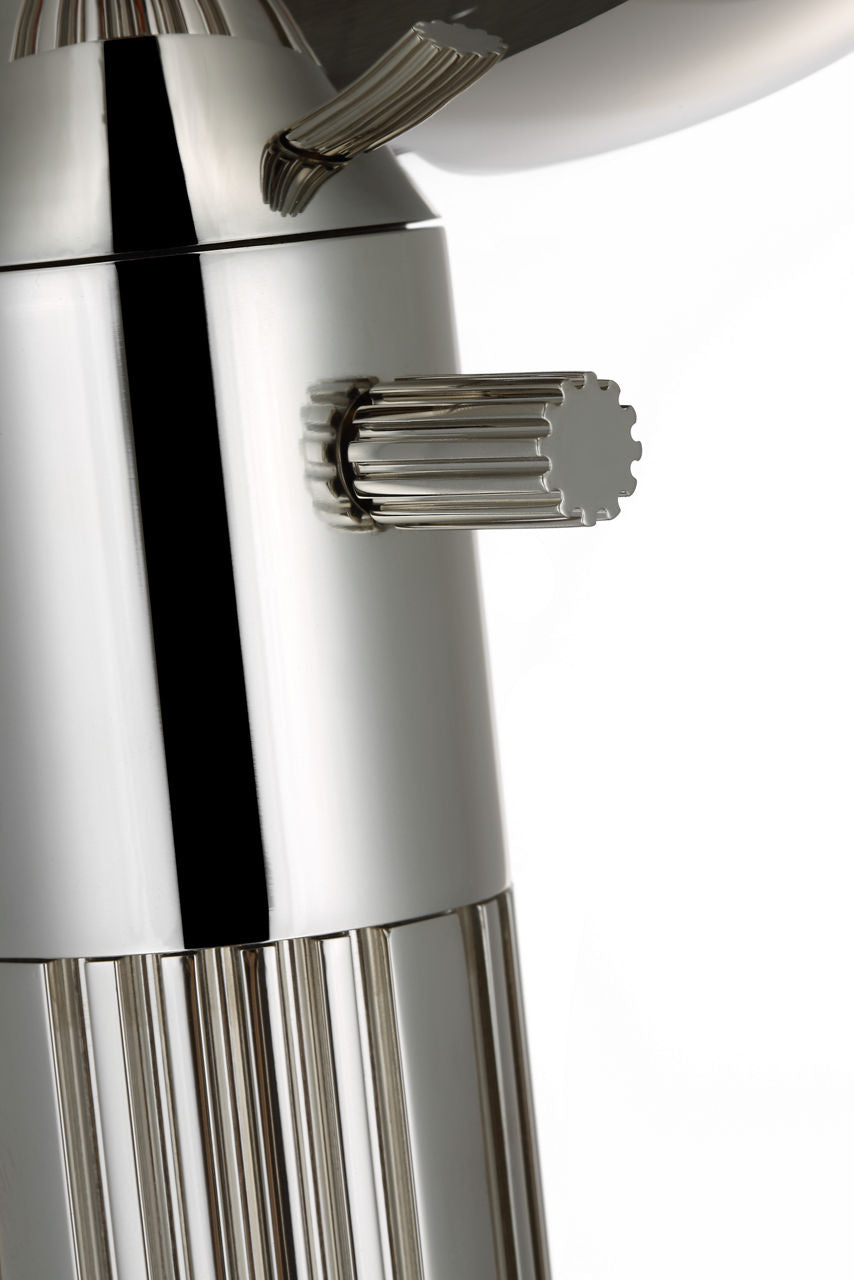 Langton 70" Torchiere Floor Lamp | Polished Nickel