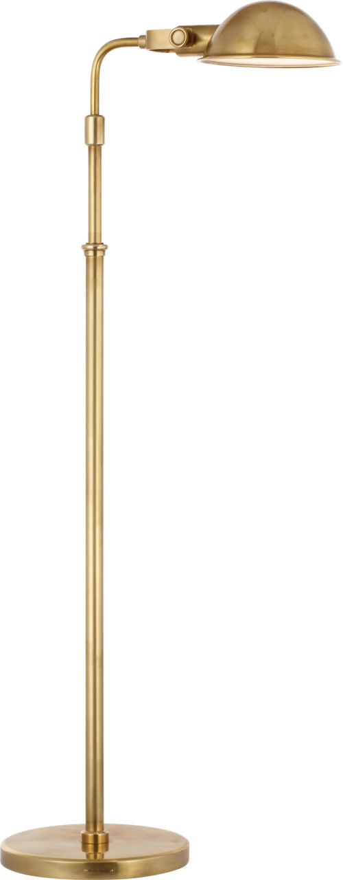 Fairfield Cordless Pharmacy Floor Lamp | Natural Brass
