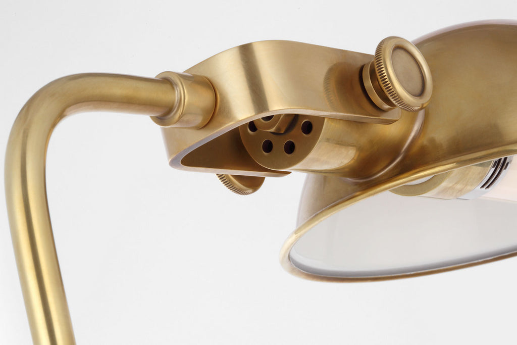 Fairfield Cordless Pharmacy Floor Lamp | Natural Brass