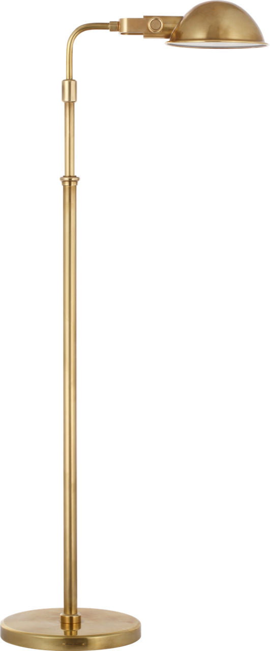 Fairfield Cordless Pharmacy Floor Lamp | Natural Brass