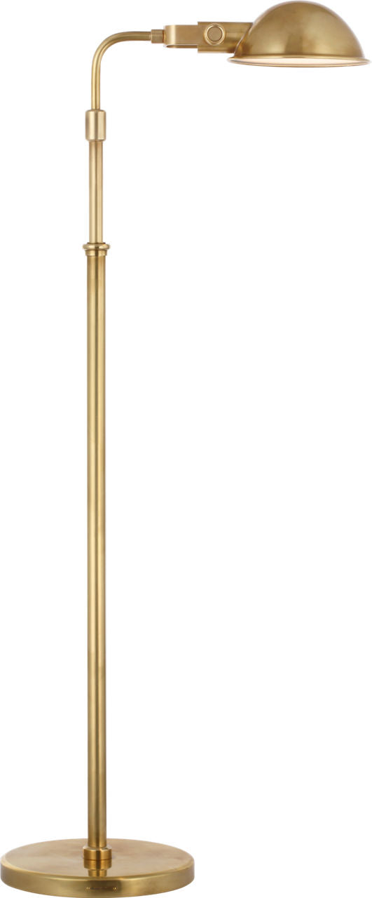 Fairfield Cordless Pharmacy Floor Lamp | Natural Brass