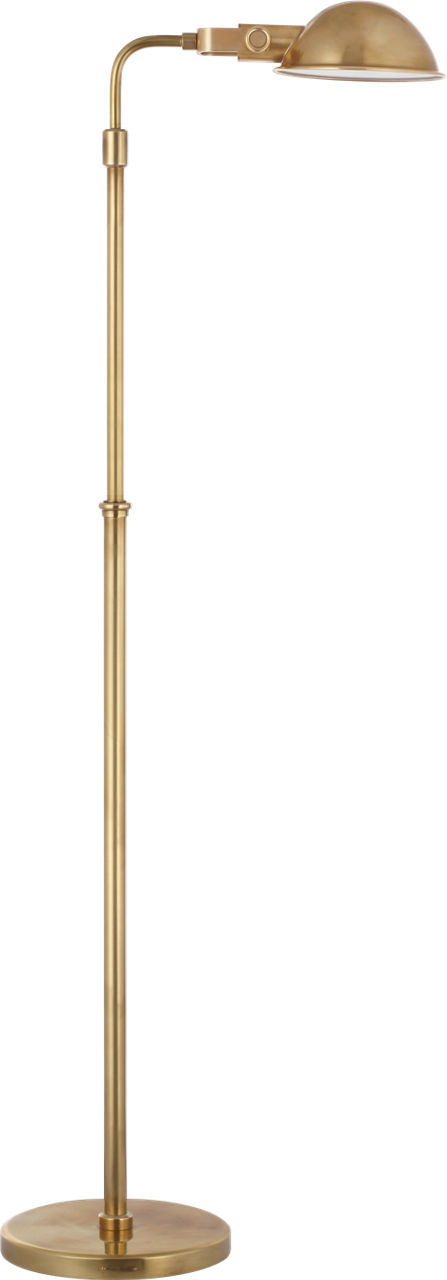 Fairfield Cordless Pharmacy Floor Lamp | Natural Brass
