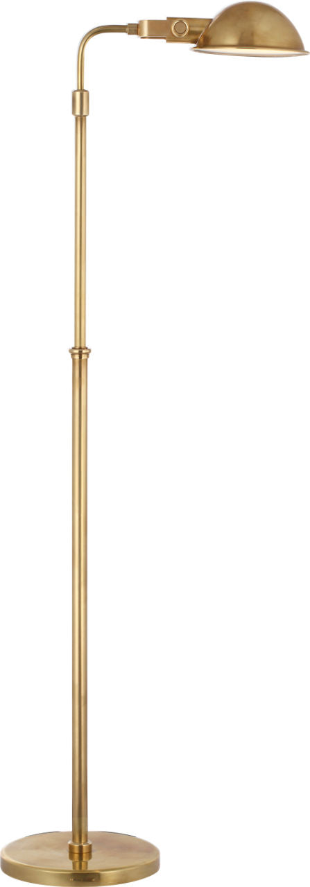 Fairfield Cordless Pharmacy Floor Lamp | Natural Brass