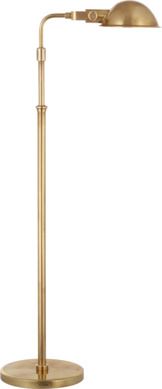 Fairfield Cordless Pharmacy Floor Lamp | Natural Brass
