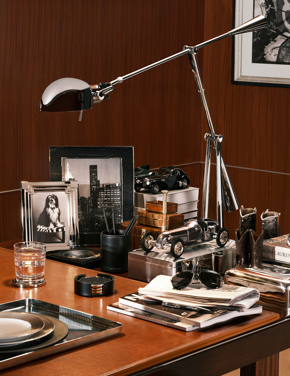 Equilibrium Table Lamp | Polished Nickel