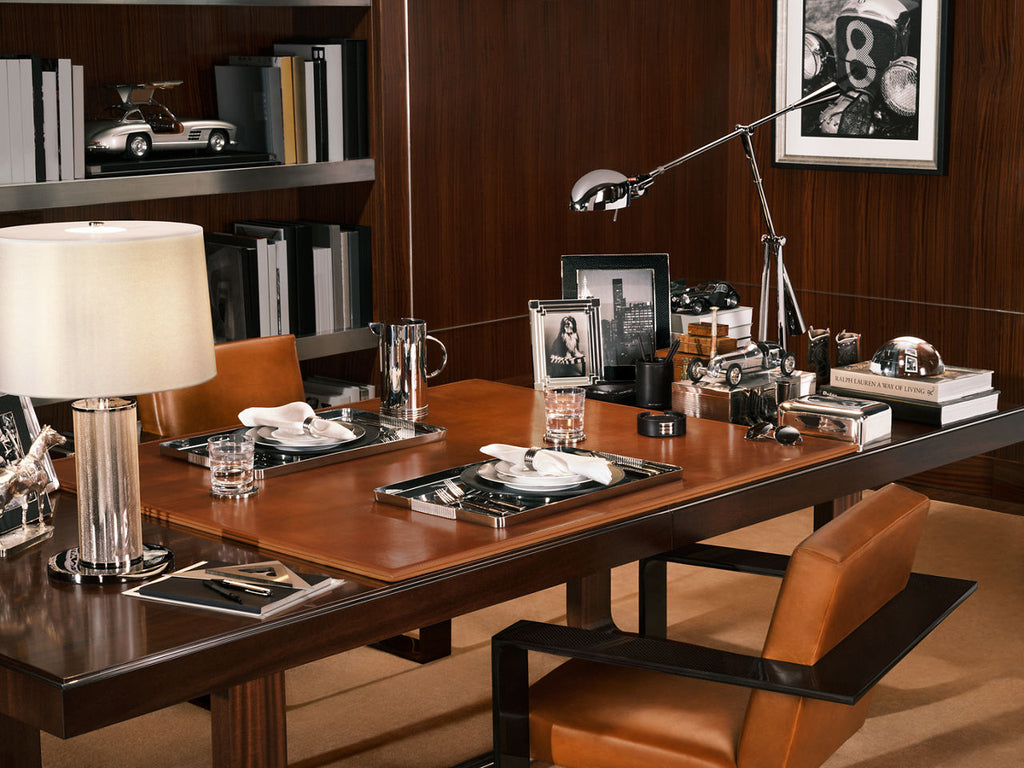 Equilibrium Table Lamp | Polished Nickel