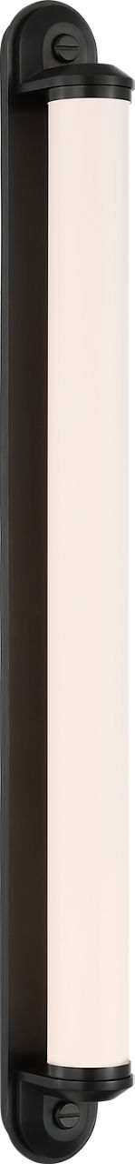 Belgrave 32" Linear Bath Light | Bronze | White Glass