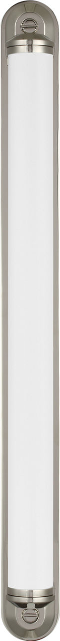 Belgrave 32" Linear Bath Light | Polished Nickel | White Glass