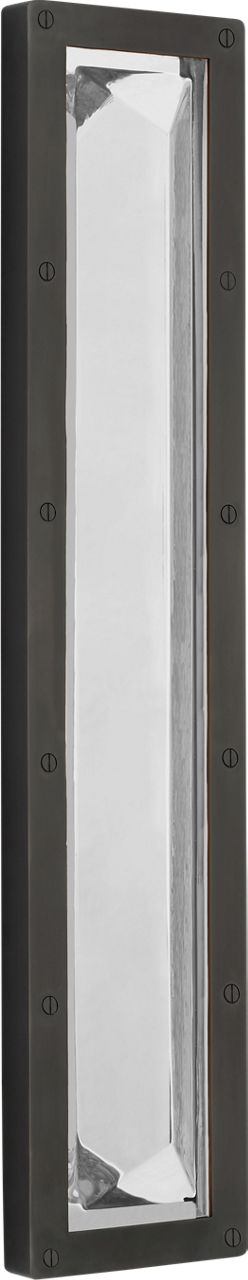 Rolland 27" Sconce | Bronze and Crystal
