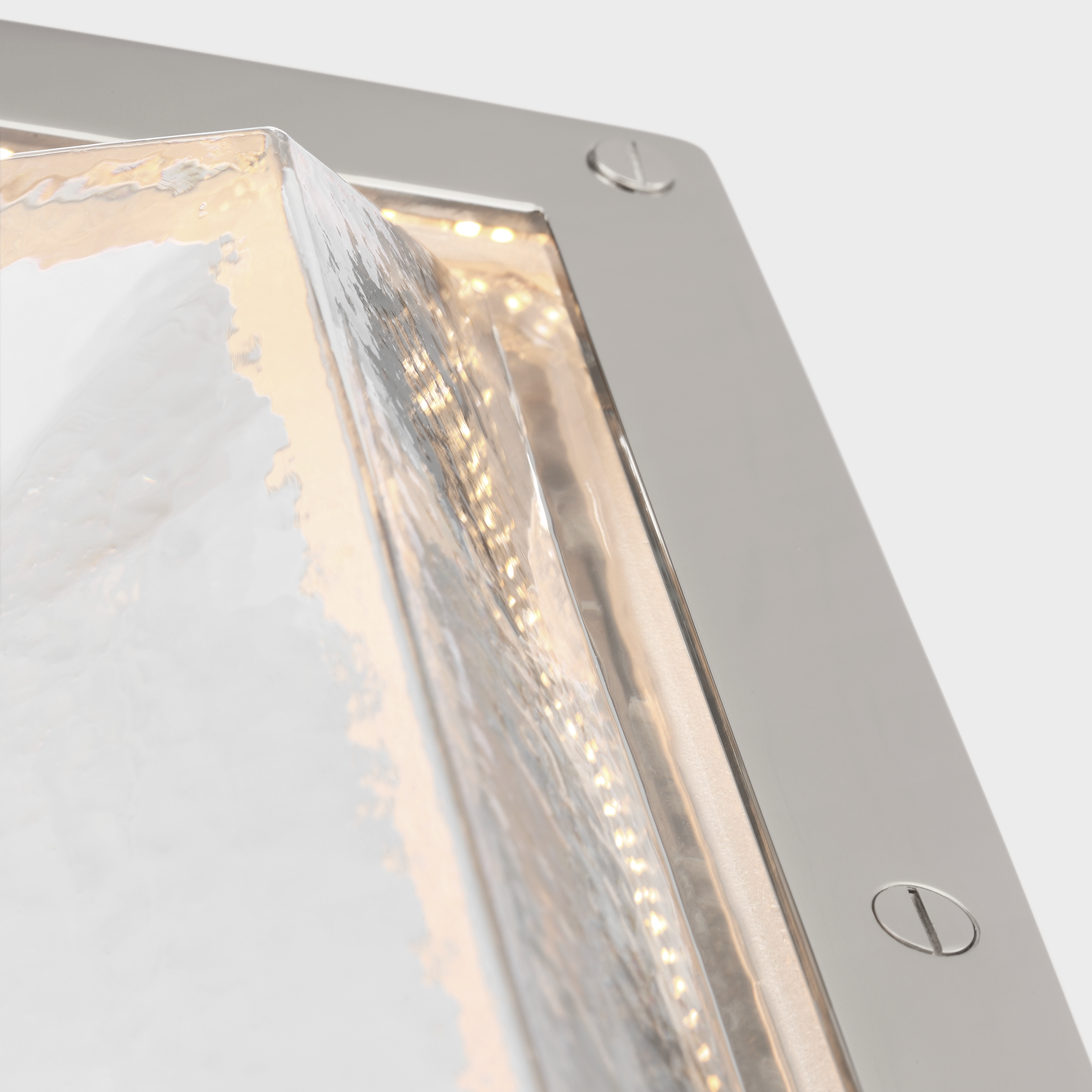 Rolland 27" Sconce | Polished Nickel and Crystal