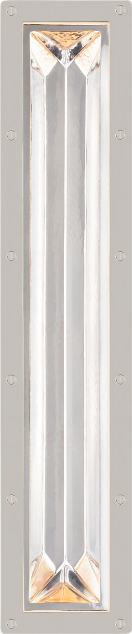 Rolland 27" Sconce | Polished Nickel and Crystal