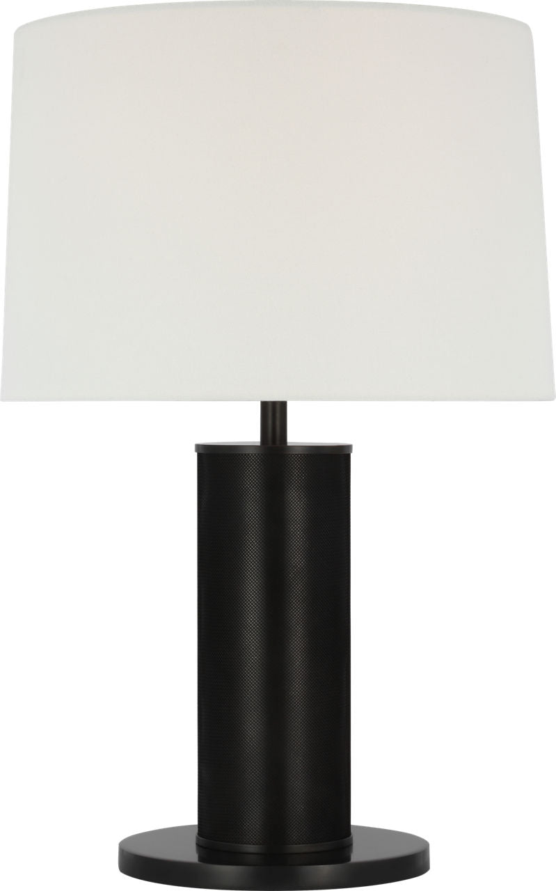 Beckford 22" Table Lamp | Bronze | Linen Shade