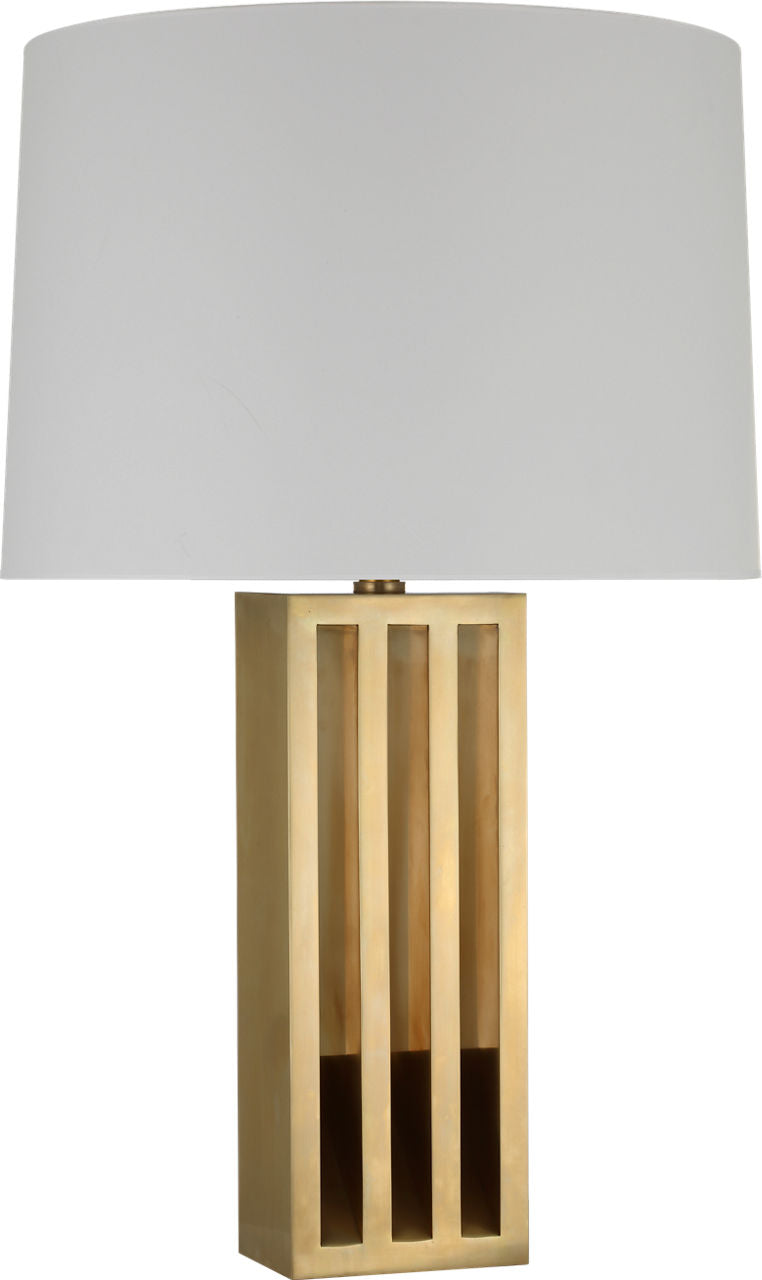 Penrose 29" Table Lamp | Natural Brass | White Paper Shade