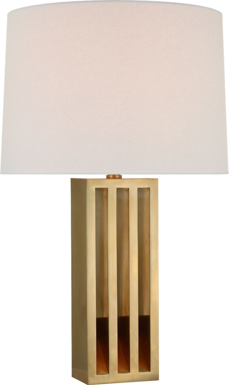 Penrose 29" Table Lamp | Natural Brass | White Paper Shade