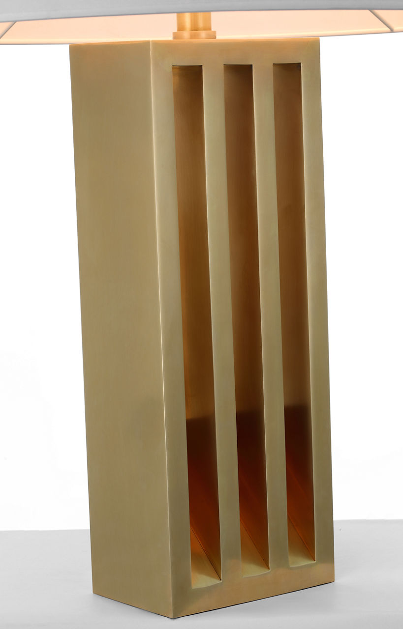 Penrose 29" Table Lamp | Natural Brass | White Paper Shade