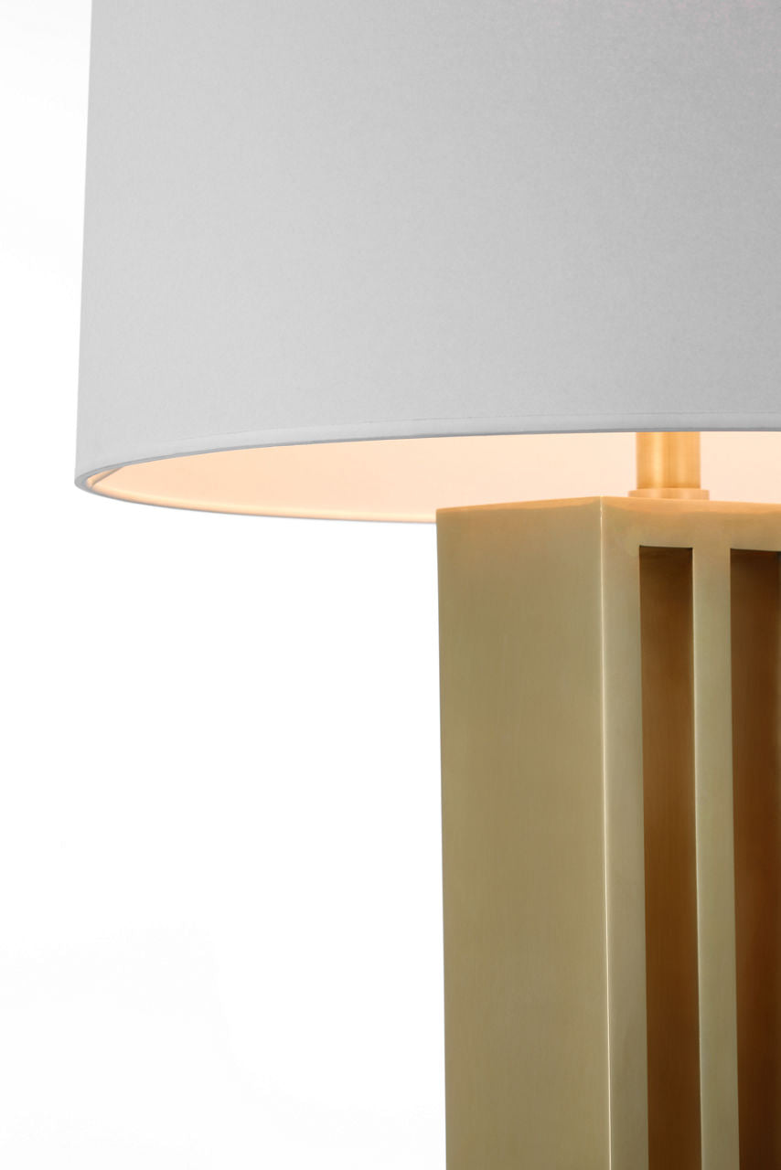Penrose 29" Table Lamp | Natural Brass | White Paper Shade