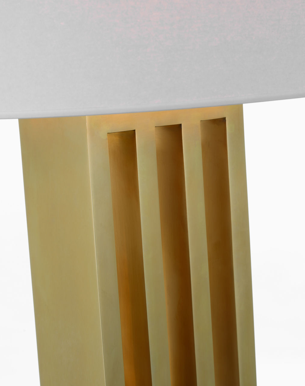 Penrose 29" Table Lamp | Natural Brass | White Paper Shade