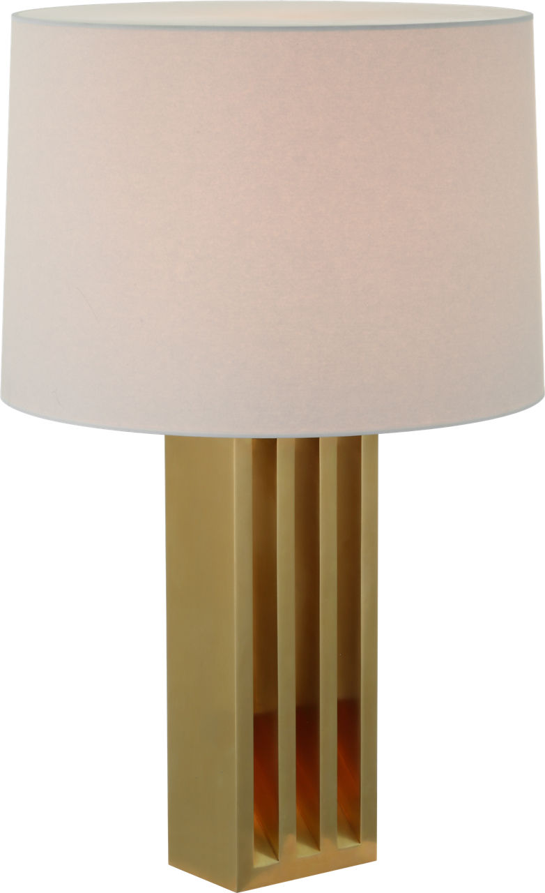 Penrose 29" Table Lamp | Natural Brass | White Paper Shade