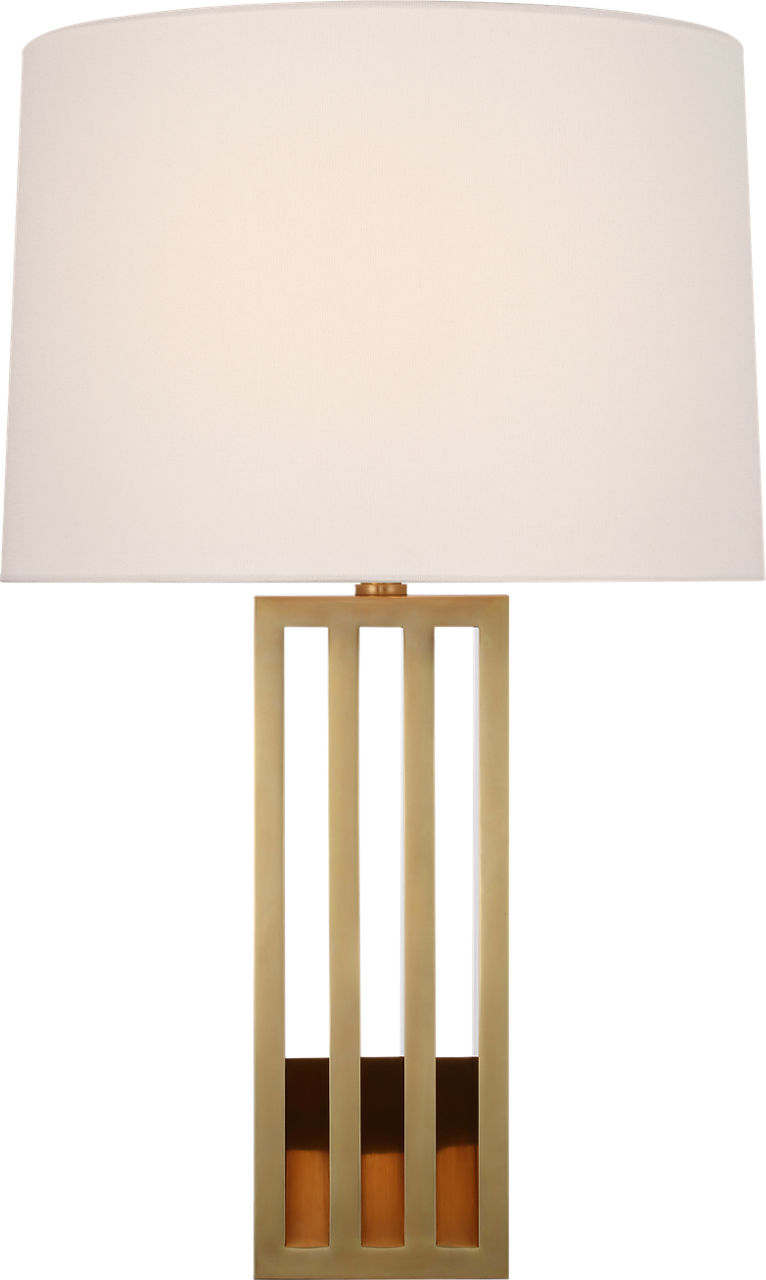 Penrose 29" Table Lamp | Natural Brass | White Paper Shade