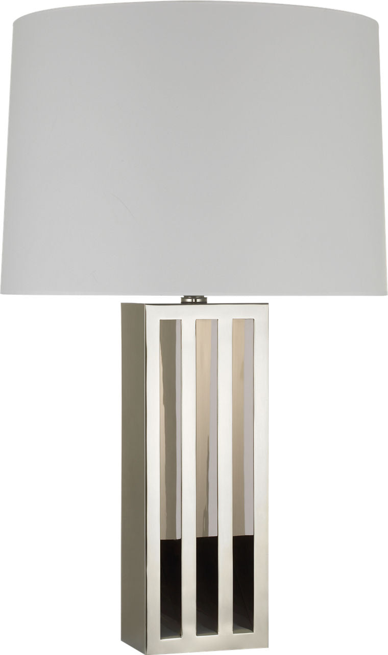 Penrose 29" Table Lamp | Polished Nickel | White Paper Shade