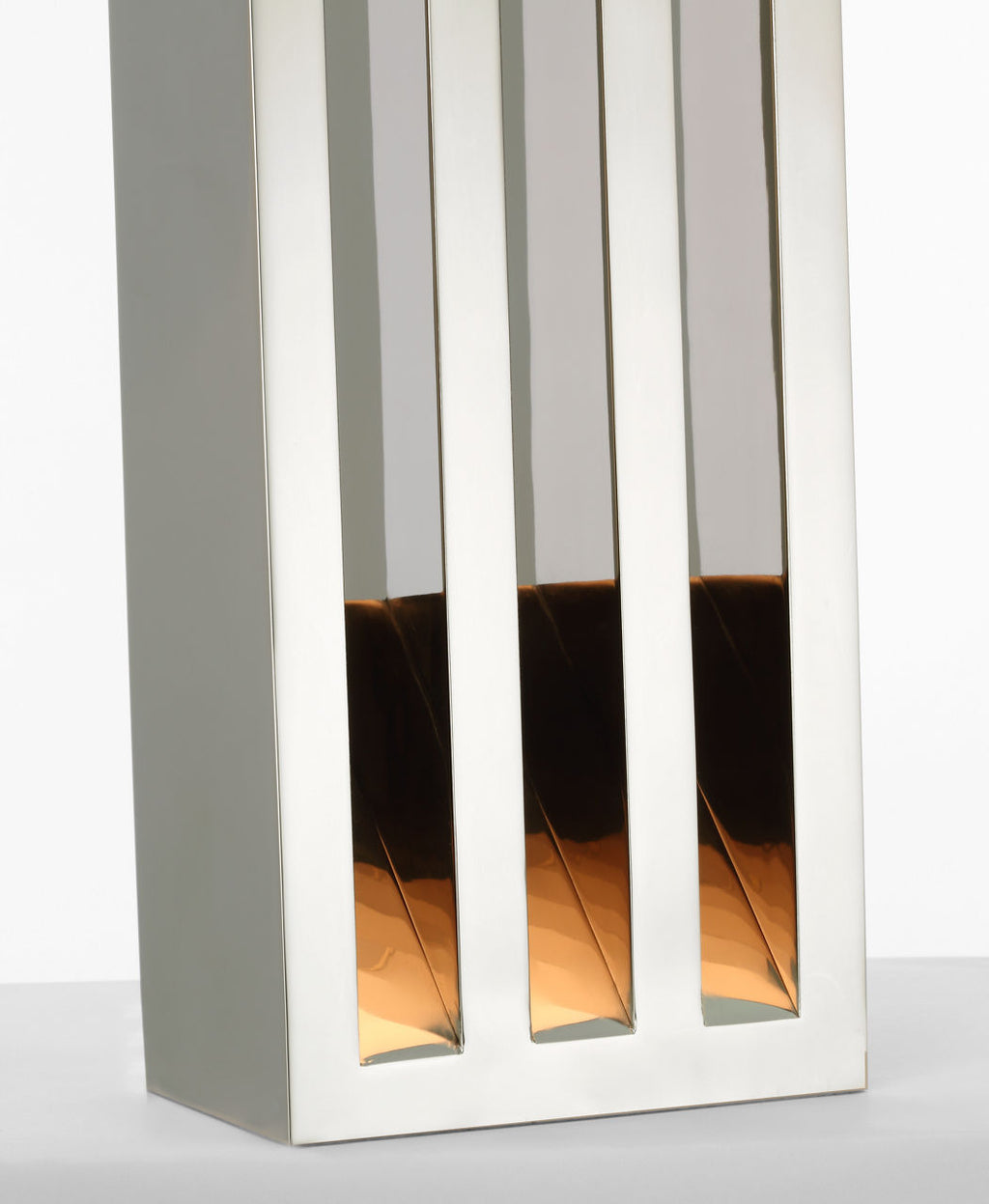 Penrose 29" Table Lamp | Polished Nickel | White Paper Shade