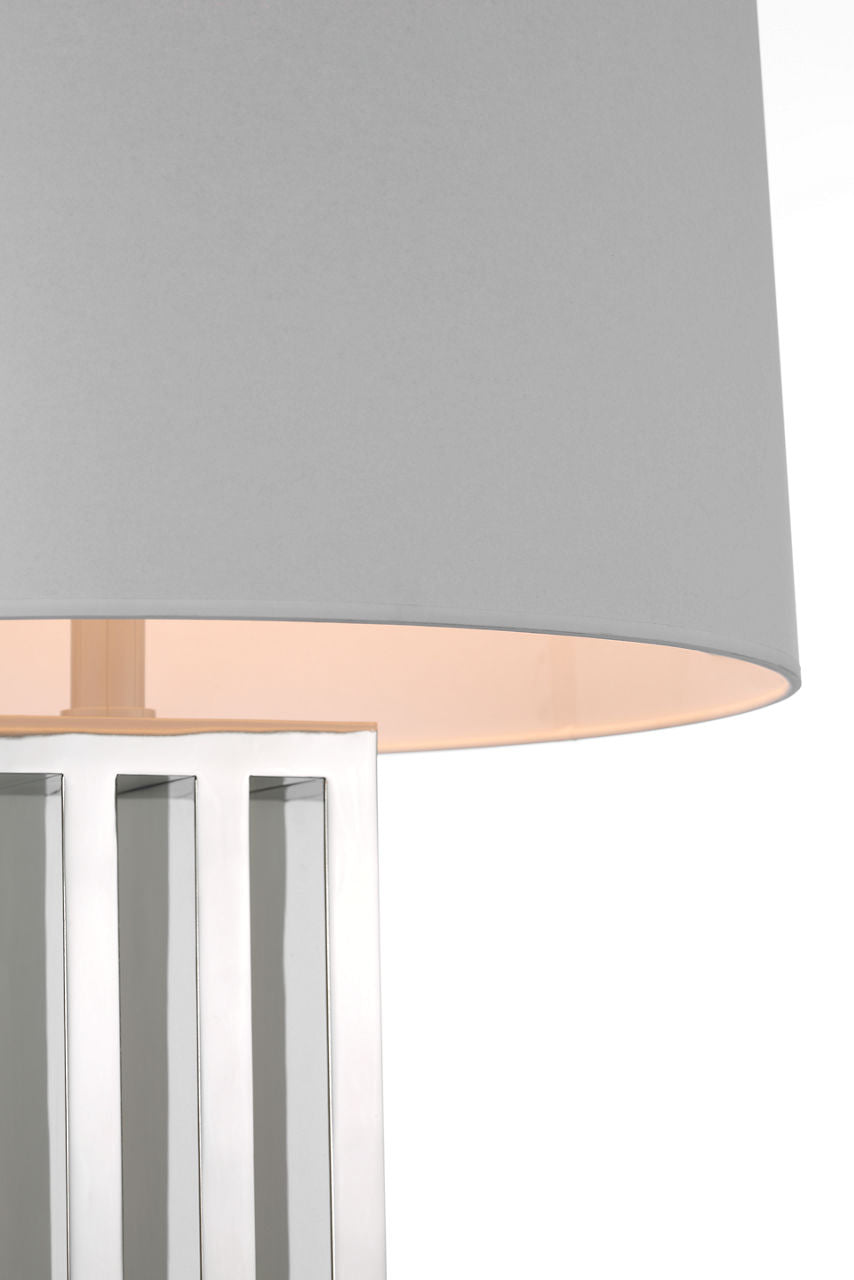 Penrose 29" Table Lamp | Polished Nickel | White Paper Shade