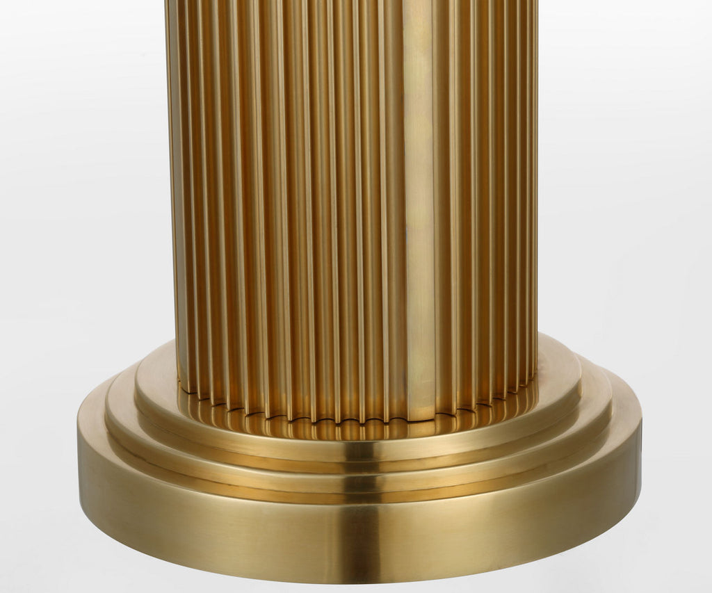 Langton 29" Table Lamp | Natural Brass | White Paper Shade